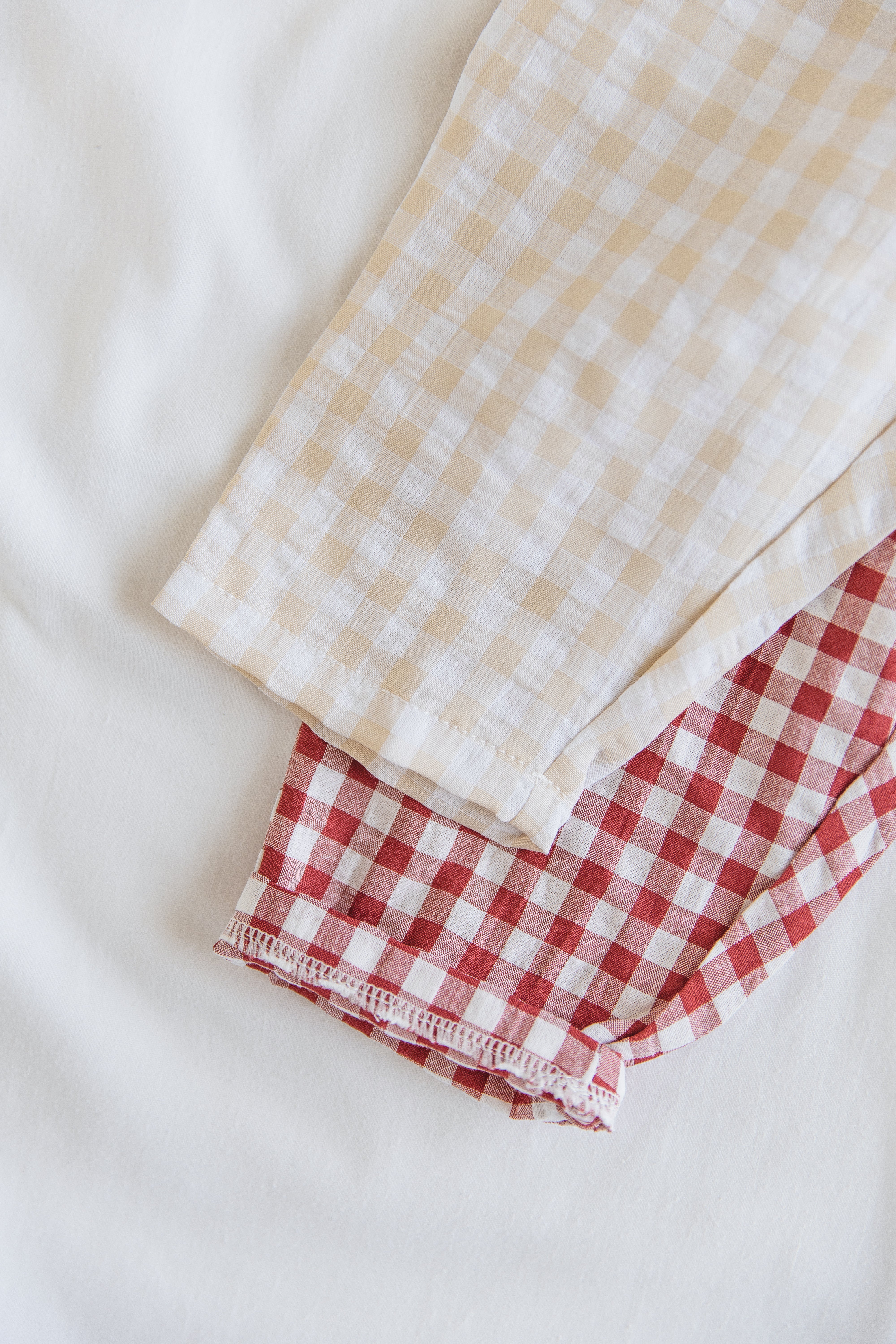 Pants - Oatmeal Gingham
