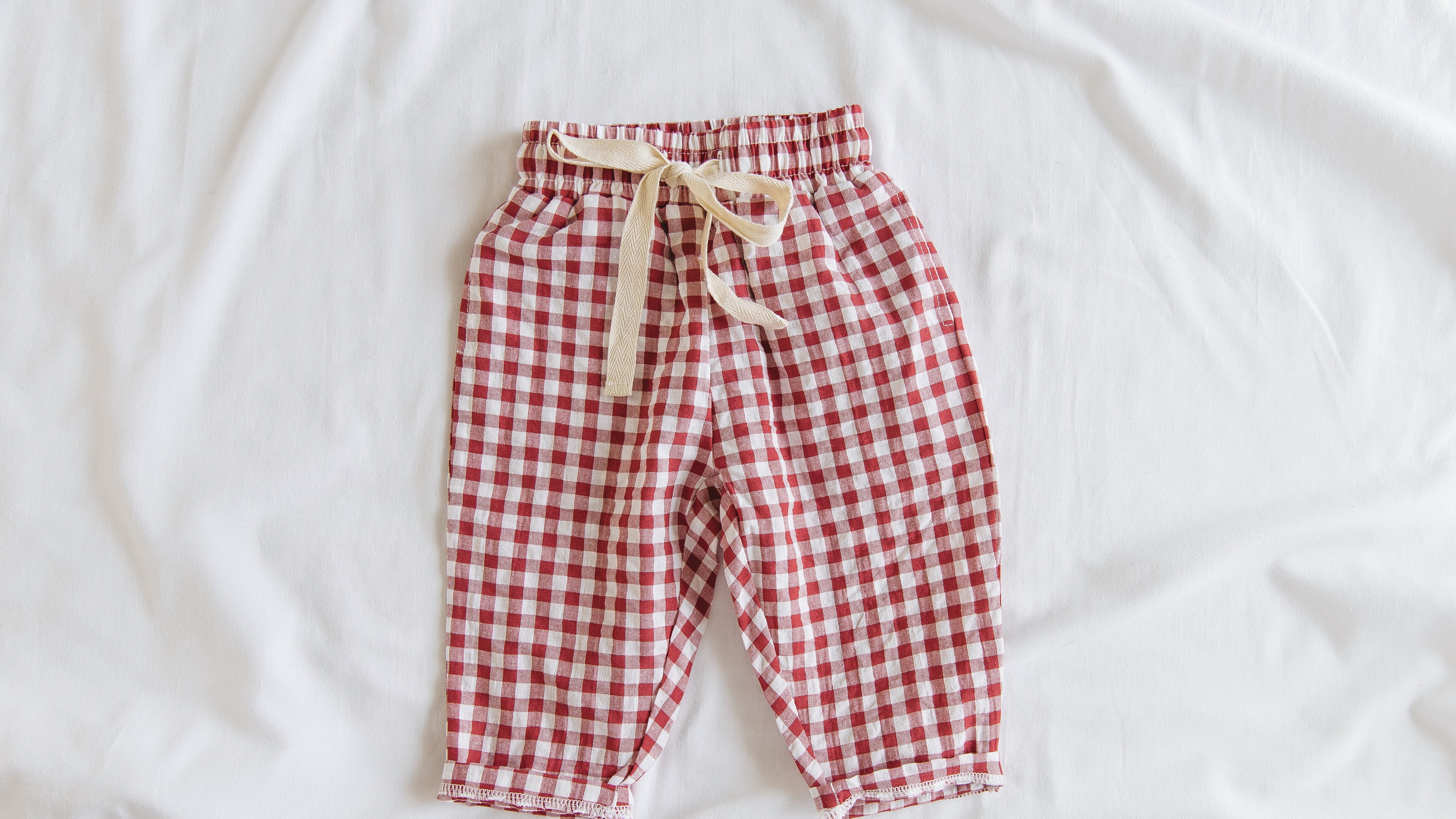 Pants - Rhubarb Gingham