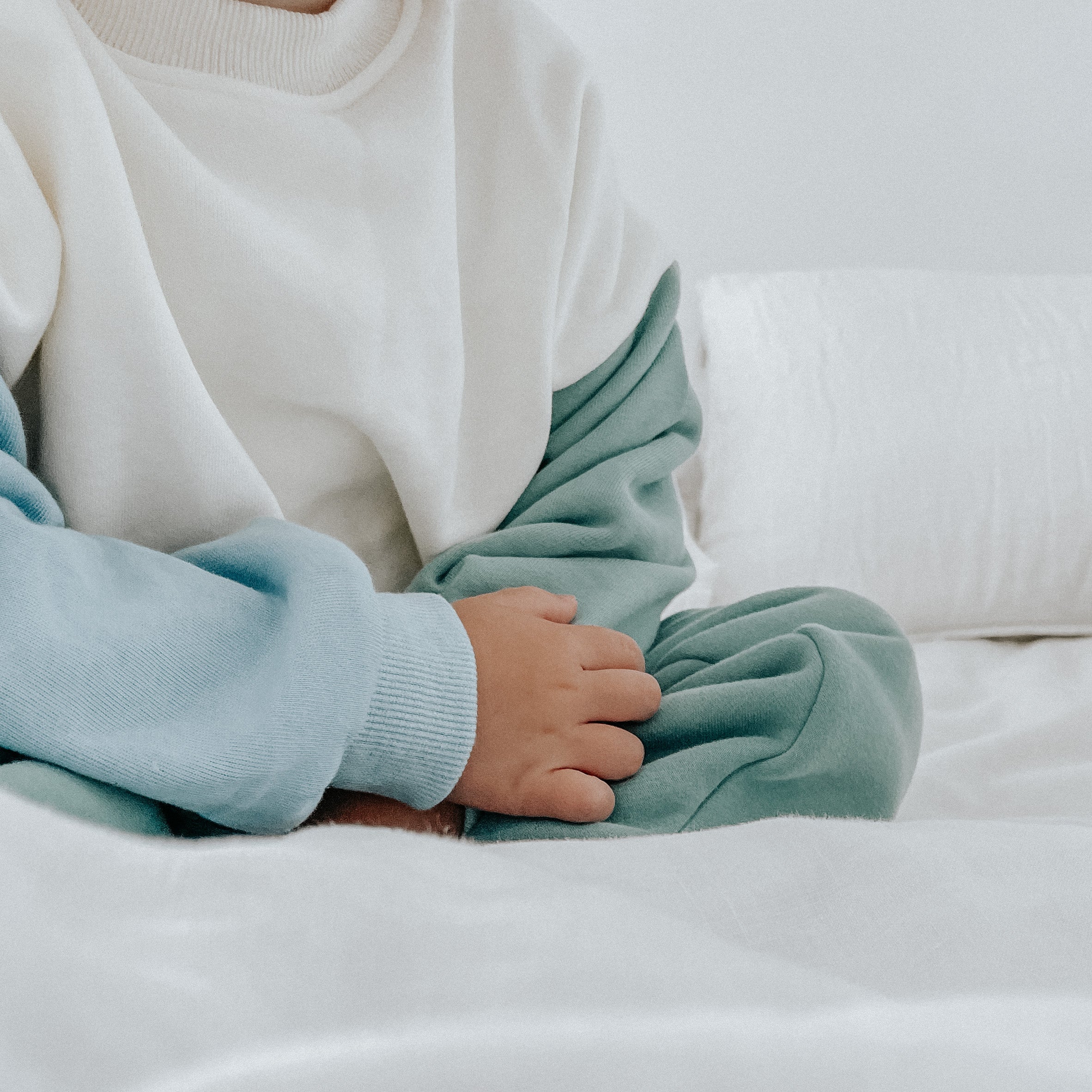 Jumper Colourblock - Green/Blue